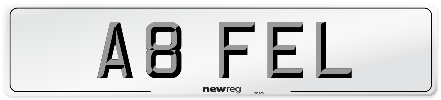 A8 FEL Number Plate from New Reg